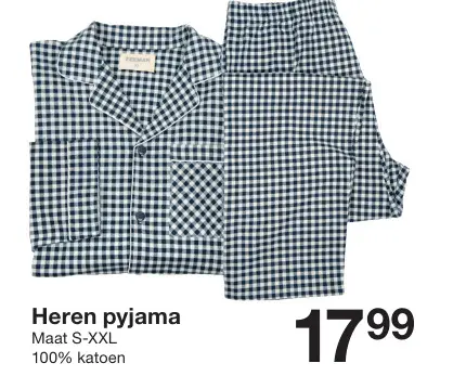 Promotie: Heren pyjama