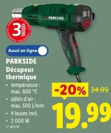 Offre: Décapeur thermique