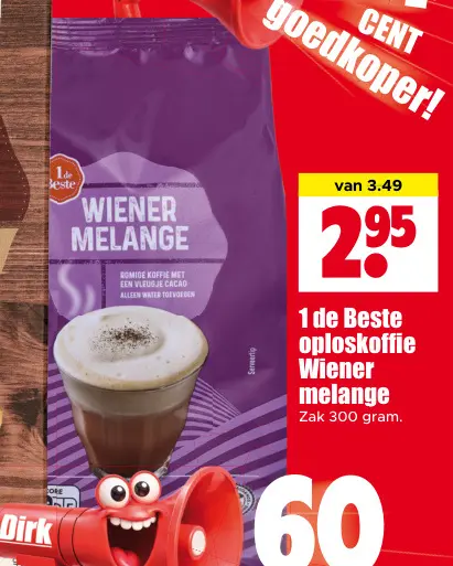 Aanbieding: Oploskoffie wiener melange