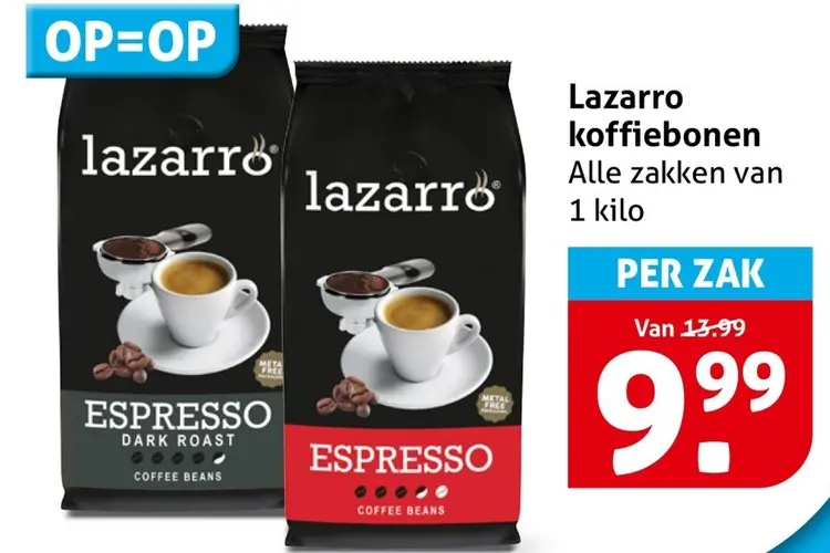 Aanbieding: Lazarro koffiebonen