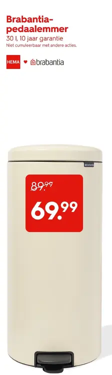 Promotie: Brabantia-pedaalemmer