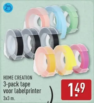 Aanbieding: 3-pack tape voor labelprinter
