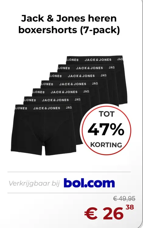 Aanbieding: heren boxershorts