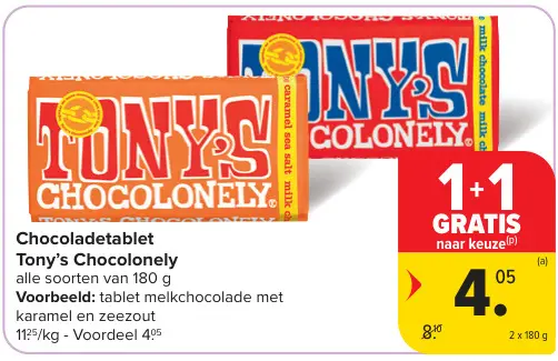Promotie: Chocoladetablet