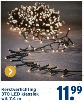 Aanbieding: Kerstverlichting LED klassiek wit