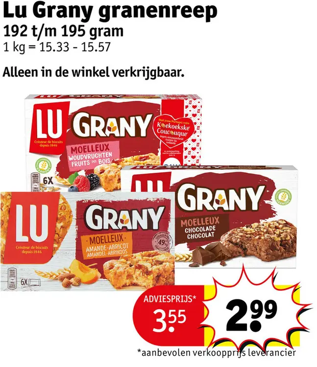 Promotie: Grany granenreep