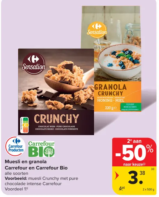 Promotie: Muesli en granola