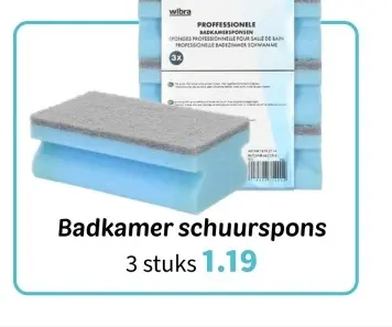 Aanbieding: Badkamer schuurspons