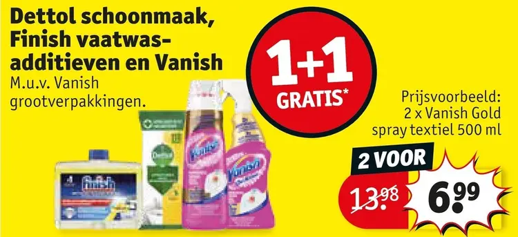 Promotie: Schoonmaak, vaatwasadditieven en vlekverwijderaar
