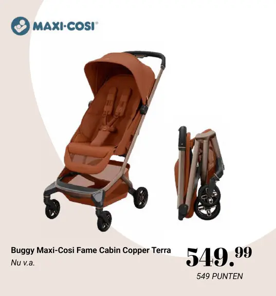 Aanbieding: Buggy Maxi-Cosi Fame Cabin Copper Terra