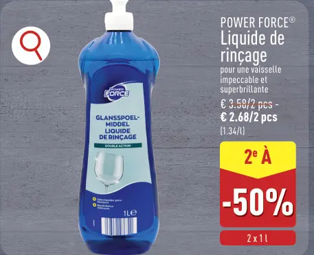 Offre: Liquide de rinçage