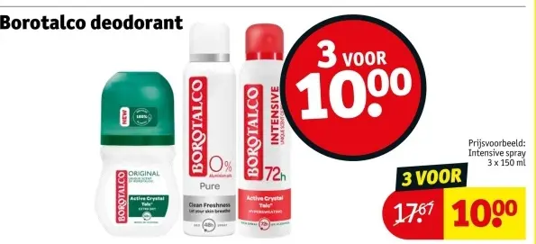 Aanbieding: Borotalco deodorant