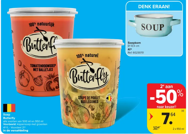 Promotie: Butterfly Soep