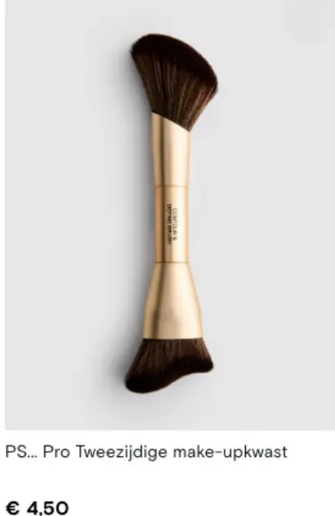 Promotie: PS... Pro Tweezijdige make-upkwast