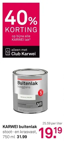Aanbieding: Buitenlak