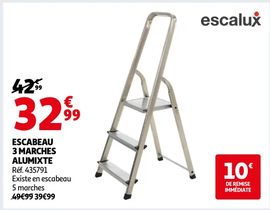 Offre: Escabeau 3 marches alumixte