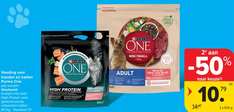 Promotie: Voeding voor honden en katten