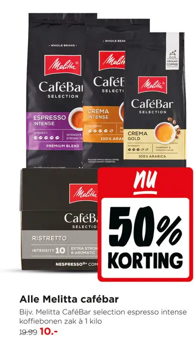 Aanbieding: Melitta cafébar