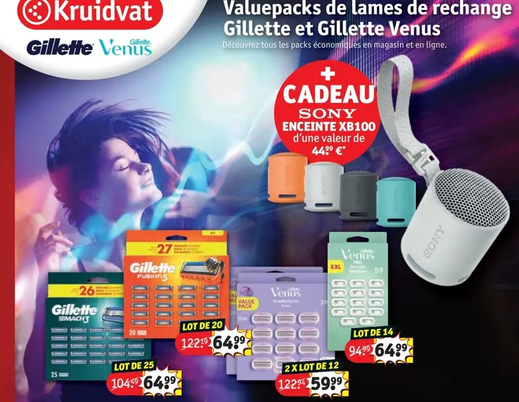 Offre: Valuepacks de lames de rechange