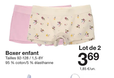 Offre: Boxer enfant