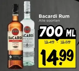 Aanbieding: Bacardi Rum