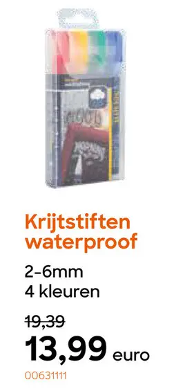 Promotie: Krijtstiften waterproof