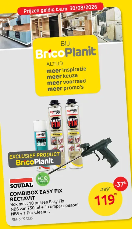 Promotie: Combibox easy fix Rectavit