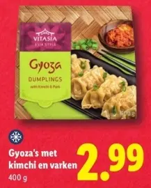 Aanbieding: Gyoza's met kimchi en varken