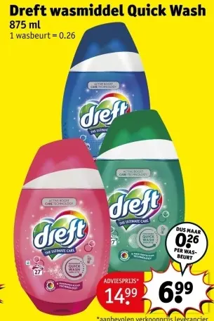 Promotie: Wasmiddel Quick Wash