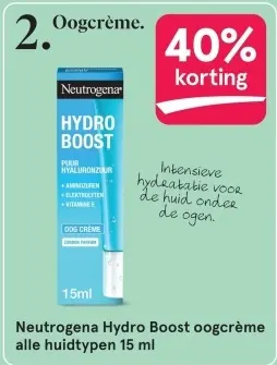 Aanbieding: Hydro Boost oogcrème