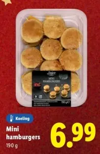 Aanbieding: Mini hamburgers
