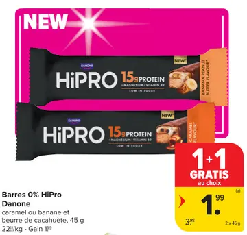 Offre: Barres 0% HiPro