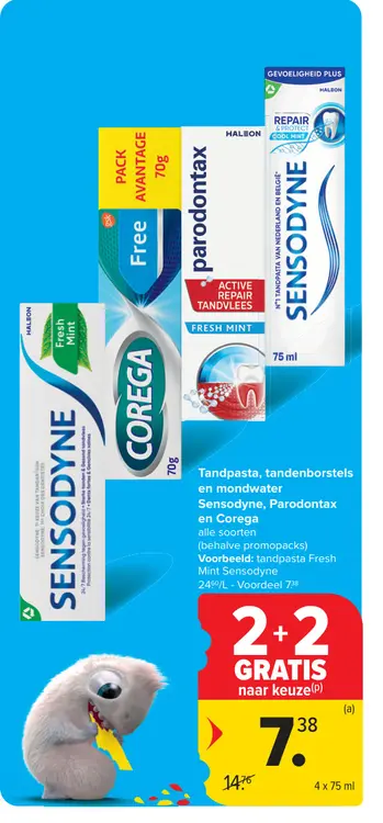 Promotie: Tandpasta, tandenborstels en mondwater