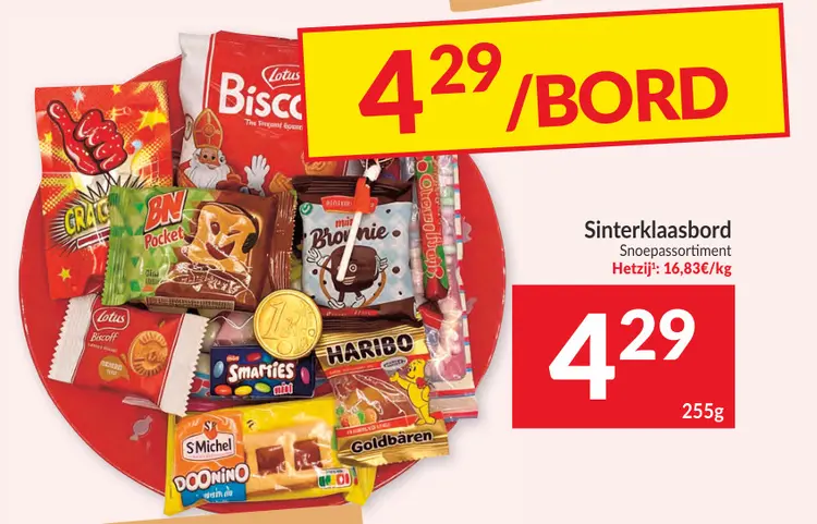 Promotie: Sinterklaasbord snoepassortiment