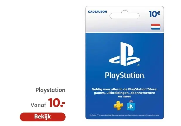 Aanbieding: PlayStation Cadeaubon