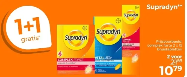Aanbieding: Supradyn Complex Forte