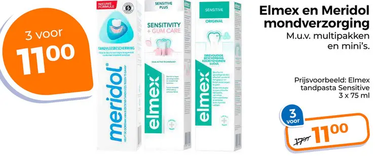 Aanbieding: Elmex en Meridol mondverzorging