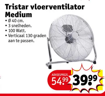 Aanbieding: Tristar vloerventilator Medium