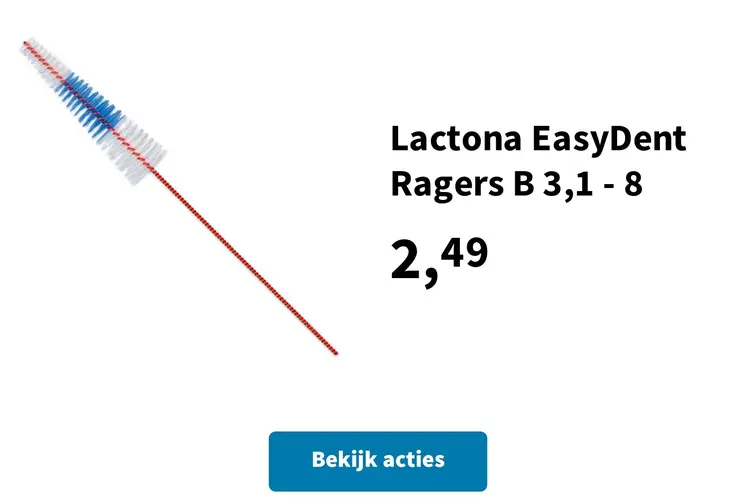 Aanbieding: Lactona EasyDent Ragers B 3,1 - 8