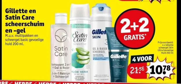 Aanbieding: scheerschuim en -gel