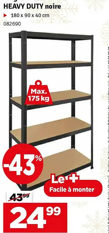Offre: HEAVY DUTY noire