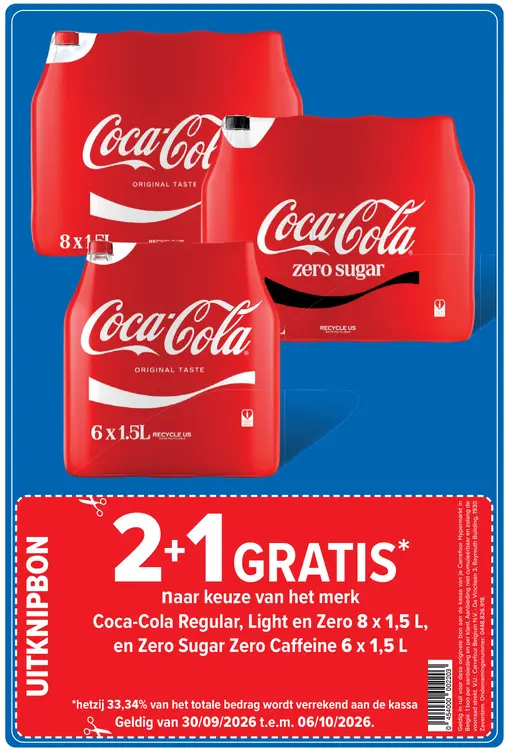 Promotie: Regular, Light en Zero