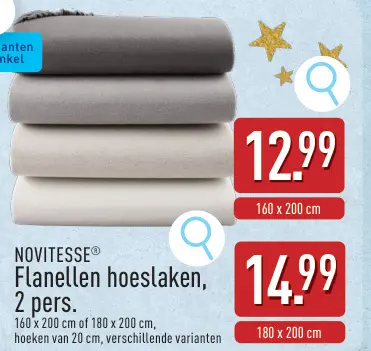 Aanbieding: Flanellen hoeslaken