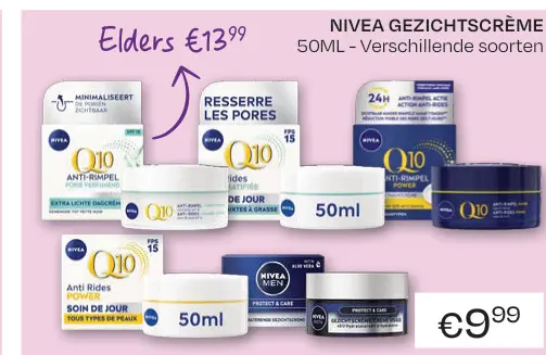 Aanbieding: Nivea gezichtscrème