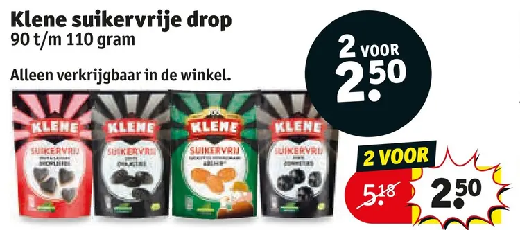 Aanbieding: Suikervrije drop
