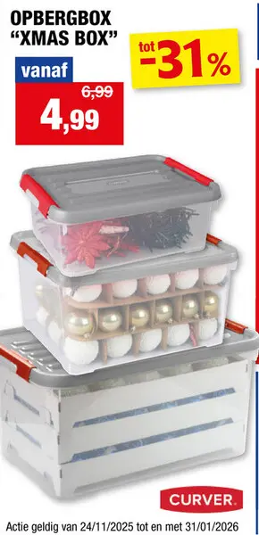 Promotie: Opbergbox "xmas box"