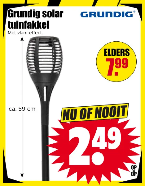 Aanbieding: Solar tuinfakkel
