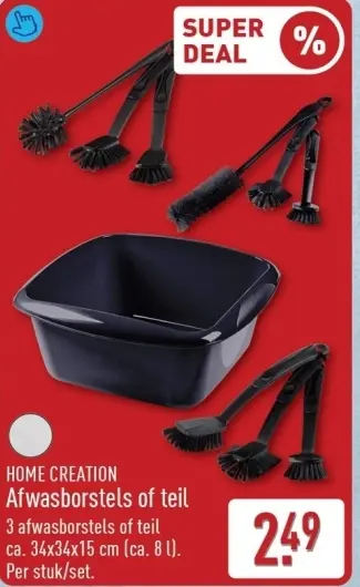 Aanbieding: Afwasborstels of teil