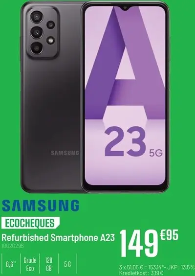 Promotie: Refurbished Smartphone A23