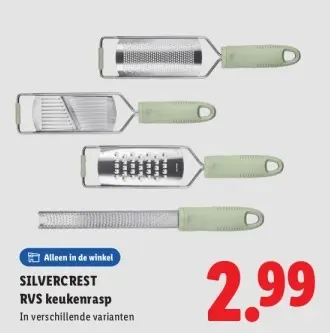 Aanbieding: RVS keukenrasp